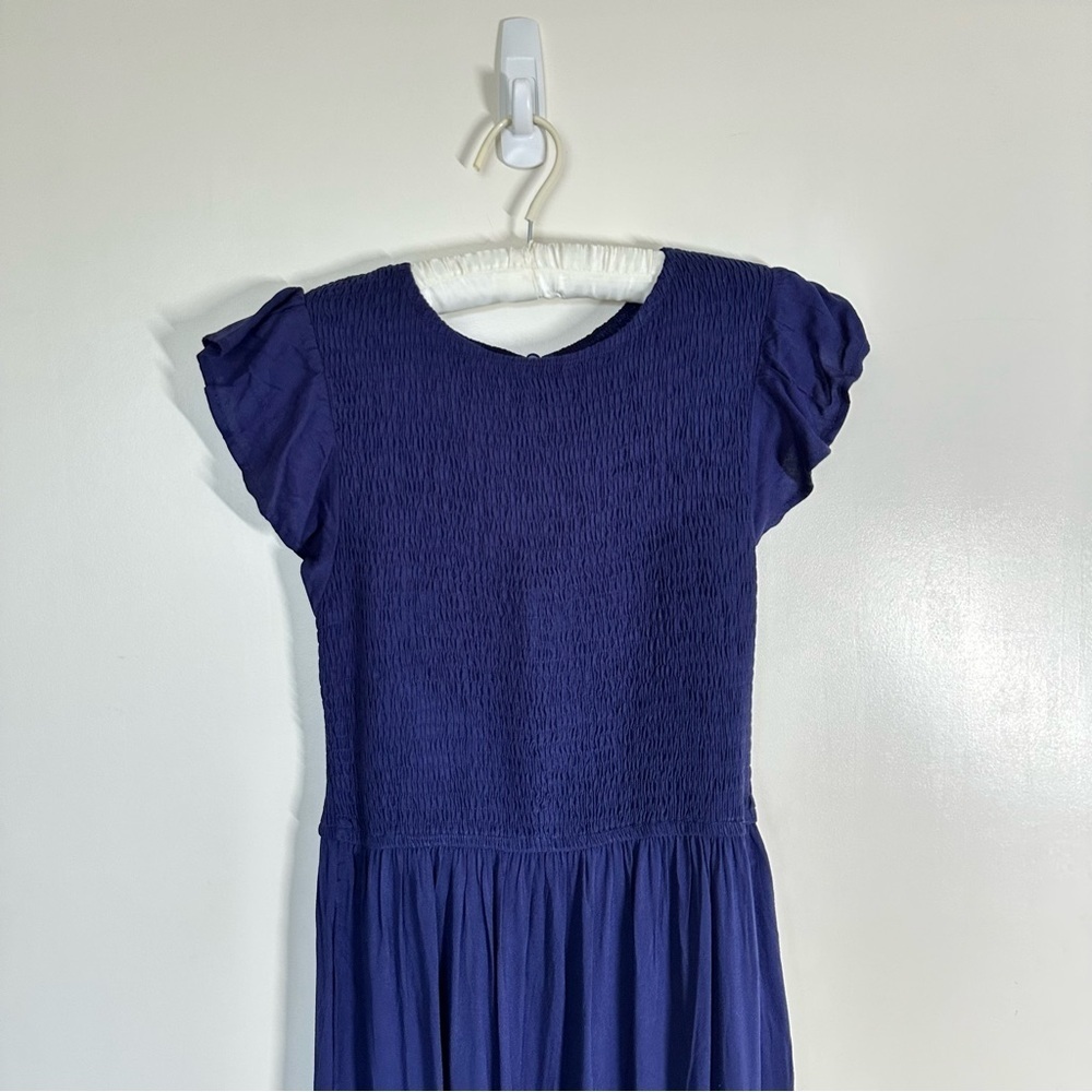Zesica Navy Blue Midi Dress Size Small - Picture 6 of 11